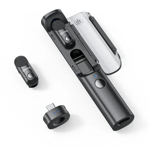 BOYA Magic-03 AI Wireless Microphone: 4-in-1 Transformable Mic with -40dB Noise Cancellation